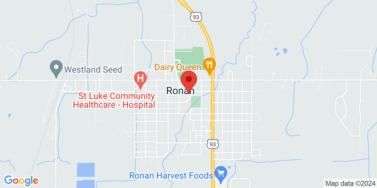 Map of Ronan Library District